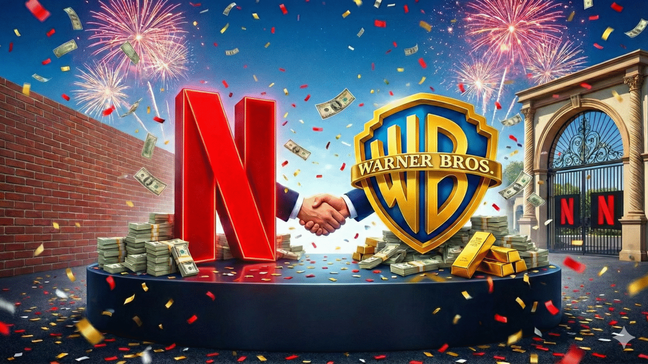 Netflix Anuncia Compra da Warner Bros. Discovery em Acordo Bilionário